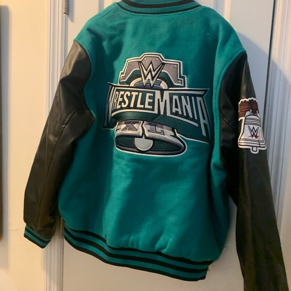 Kids WrestleMania Jacket - Green and Black